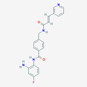 molecular formula C22H19FN4O2 B048606 Tucidinostat CAS No. 743438-44-0