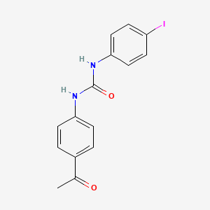 molecular formula C15H13IN2O2 B4860692 1-(4-Acetylphenyl)-3-(4-iodophenyl)urea 