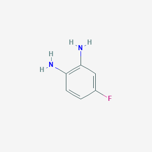 molecular formula C6H7FN2 B048609 4-Fluorobenzene-1,2-diamine CAS No. 367-31-7