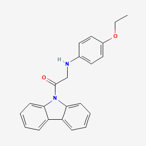 molecular formula C22H20N2O2 B4860957 N-[2-(9H-carbazol-9-yl)-2-oxoethyl]-4-ethoxyaniline 