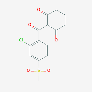 molecular formula C14H13ClO5S B048614 Sulcotrione CAS No. 123174-48-1