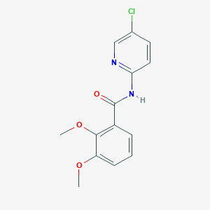 molecular formula C14H13ClN2O3 B4861703 N-(5-chloro-2-pyridinyl)-2,3-dimethoxybenzamide 
