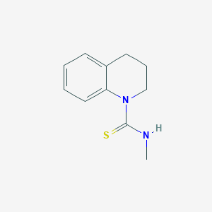 molecular formula C11H14N2S B4861774 N-methyl-3,4-dihydro-1(2H)-quinolinecarbothioamide 