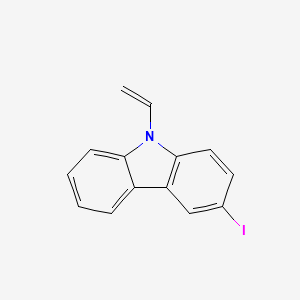 molecular formula C14H10IN B4861777 3-iodo-9-vinyl-9H-carbazole 