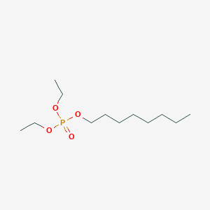 molecular formula C12H27O4P B048622 Phosphoric Acid Diethyl Octyl Ester CAS No. 20195-13-5