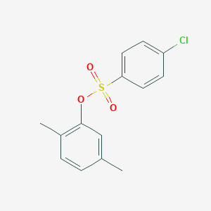 molecular formula C14H13ClO3S B486252 2,5-Dimethylphenyl 4-chlorobenzenesulfonate CAS No. 500015-61-2