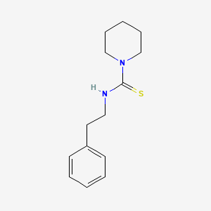 molecular formula C14H20N2S B4862738 N-phenethylpiperidine-1-carbothioamide 