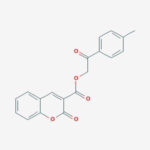 molecular formula C19H14O5 B486289 2-(4-methylphenyl)-2-oxoethyl 2-oxo-2H-chromene-3-carboxylate CAS No. 667891-57-8
