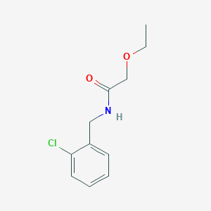 molecular formula C11H14ClNO2 B4863061 N-(2-chlorobenzyl)-2-ethoxyacetamide 