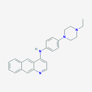 n-[4-(4-Ethylpiperazin-1-yl)phenyl]benzo[g]quinolin-4-amine