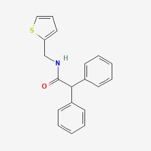 molecular formula C19H17NOS B4863580 2,2-diphenyl-N-(2-thienylmethyl)acetamide CAS No. 545372-77-8