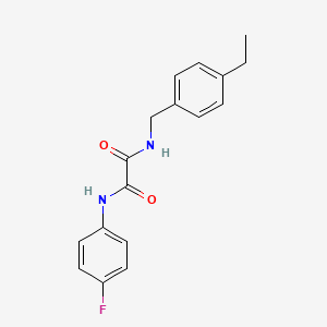 molecular formula C17H17FN2O2 B4863673 N-(4-ethylbenzyl)-N'-(4-fluorophenyl)ethanediamide 