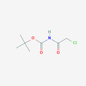 molecular formula C7H12ClNO3 B048640 tert-Butyl (2-chloroacetyl)carbamate CAS No. 120158-03-4