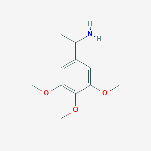 molecular formula C11H17NO3 B048644 1-(3,4,5-Trimethoxyphenyl)ethanamine CAS No. 121082-99-3