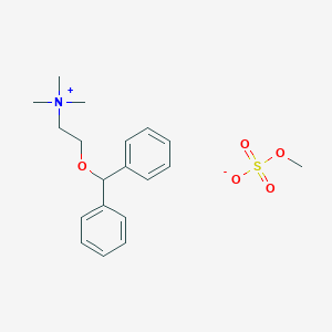 molecular formula C19H27NO5S B048653 Mefenidramium metilsulfate CAS No. 4858-60-0