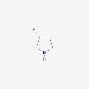 molecular formula C4H8FN B048656 3-Fluoropyrrolidine CAS No. 116574-74-4