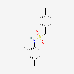 molecular formula C16H19NO2S B4866704 N-(2,4-dimethylphenyl)-1-(4-methylphenyl)methanesulfonamide 