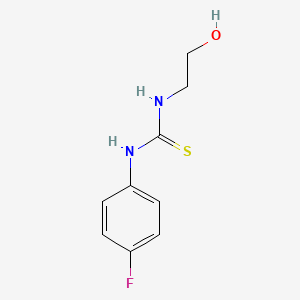 molecular formula C9H11FN2OS B4867123 N-(4-fluorophenyl)-N'-(2-hydroxyethyl)thiourea 