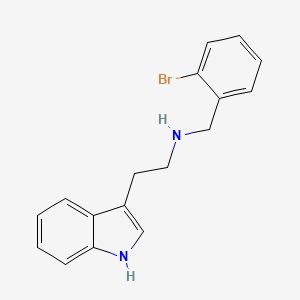 molecular formula C17H17BrN2 B4867396 N-(2-bromobenzyl)-2-(1H-indol-3-yl)ethanamine 