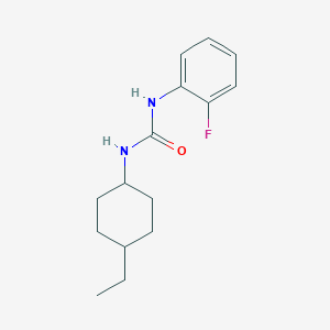 molecular formula C15H21FN2O B4867430 N-(4-ethylcyclohexyl)-N'-(2-fluorophenyl)urea 