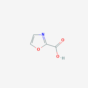 molecular formula C4H3NO3 B048676 Oxazole-2-carboxylic acid CAS No. 672948-03-7