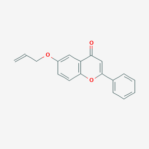 molecular formula C18H14O3 B4867623 6-(allyloxy)-2-phenyl-4H-chromen-4-one 