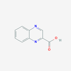 molecular formula C9H6N2O2 B048679 2-Quinoxalinecarboxylic acid CAS No. 879-65-2