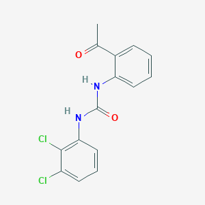 molecular formula C15H12Cl2N2O2 B4868140 N-(2-acetylphenyl)-N'-(2,3-dichlorophenyl)urea 