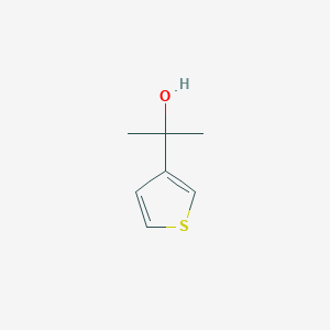 molecular formula C7H10OS B048682 2-(Thiophen-3-YL)propan-2-OL CAS No. 113546-05-7
