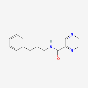 molecular formula C14H15N3O B4868309 N-(3-phenylpropyl)pyrazine-2-carboxamide 