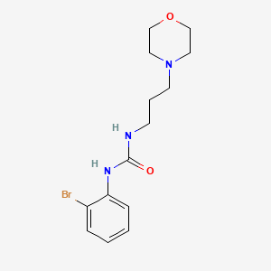 molecular formula C14H20BrN3O2 B4868451 N-(2-BROMOPHENYL)-N'-(3-MORPHOLINOPROPYL)UREA 