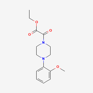 molecular formula C15H20N2O4 B4868565 ethyl [4-(2-methoxyphenyl)-1-piperazinyl](oxo)acetate 