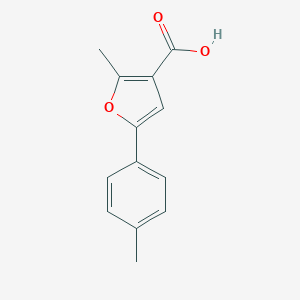 molecular formula C13H12O3 B048693 2-甲基-5-(4-甲基苯基)-3-呋喃甲酸 CAS No. 111787-86-1