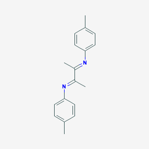 molecular formula C18H20N2 B486946 N-{1-methyl-2-[(4-methylphenyl)imino]propylidene}-N-(4-methylphenyl)amine CAS No. 19215-50-0
