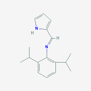 molecular formula C17H22N2 B486963 Benzenamine, 2,6-bis(1-methylethyl)-N-(1H-pyrrol-2-ylmethylene)- CAS No. 210882-44-3