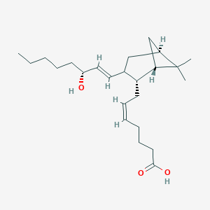 molecular formula C24H40O3 B048707 Pinane thromboxane A2 CAS No. 71154-83-1