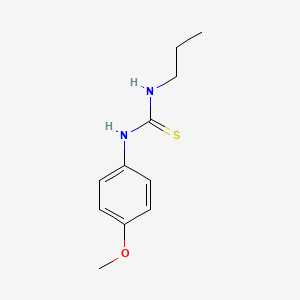 molecular formula C11H16N2OS B4871191 1-(4-Methoxyphenyl)-3-propylthiourea 