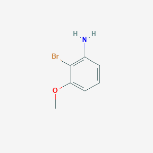 molecular formula C7H8BrNO B048712 2-溴-3-甲氧基苯胺 CAS No. 112970-44-2