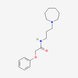 molecular formula C17H26N2O2 B4871391 N-[3-(azepan-1-yl)propyl]-2-phenoxyacetamide 