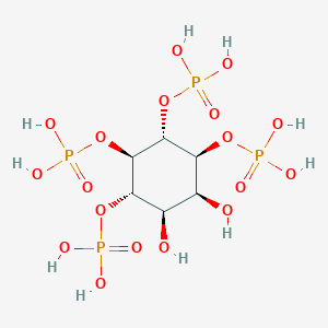 molecular formula C6H16O18P4 B048714 1D-myo-Inositol 3,4,5,6-tetrakisphosphate CAS No. 112791-61-4
