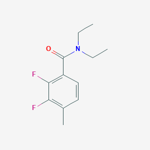 molecular formula C12H15F2NO B4871739 N,N-diethyl-2,3-difluoro-4-methylbenzamide 