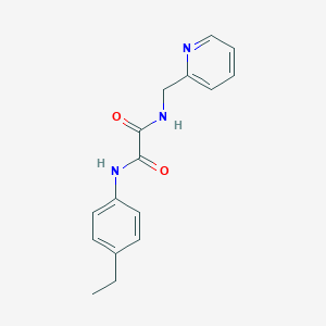 molecular formula C16H17N3O2 B4872078 N'-(4-ethylphenyl)-N-(pyridin-2-ylmethyl)oxamide 