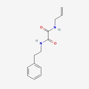 molecular formula C13H16N2O2 B4872121 N-(2-phenylethyl)-N'-(prop-2-en-1-yl)ethanediamide 