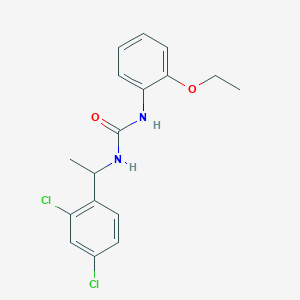 molecular formula C17H18Cl2N2O2 B4872172 1-[1-(2,4-Dichlorophenyl)ethyl]-3-(2-ethoxyphenyl)urea 