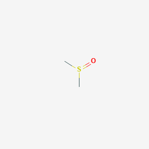 molecular formula C2H6OS<br>C2H6OS<br>(CH3)2SO B048724 Dimethyl Sulfoxide CAS No. 67-68-5