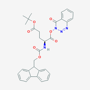5-O-Tert-butyl 1-O-(4-oxo-1,2,3-benzotriazin-3-yl) (2S)-2-(9H-fluoren-9-ylmethoxycarbonylamino)pentanedioate
