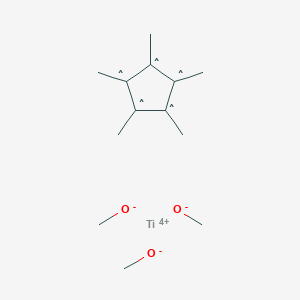 Methanolate;1,2,3,4,5-pentamethylcyclopentane;titanium(4+)