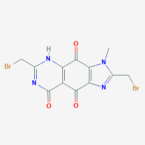 2,6-bis(bromomethyl)-3-methyl-5H-imidazo[4,5-g]quinazoline-4,8,9-trione