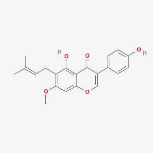 molecular formula C21H20O5 B048728 Gancaonin G CAS No. 126716-34-5