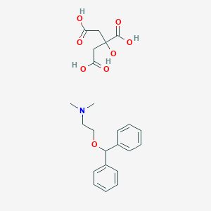 molecular formula C23H29NO8 B048738 Diphenhydramine citrate CAS No. 88637-37-0
